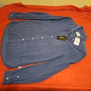 Classic Blue Dress Shirt for Men